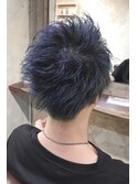 wカラー×ブルー