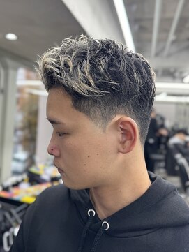 ニコ トウキョウ ロジック(nico TOKYO Logic) 刈り上げアップバングスパイキーショートパーマスパイラルパーマ