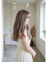 フュージョンファイブ(FUSION5)&nbsp;レイヤーロングベージュ20代30代40代くびれエクステ韓国ヘア