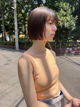 ソワ オモテサンドウ(SOIE OMOTESANDO) 人気　ぷつっとボブ。