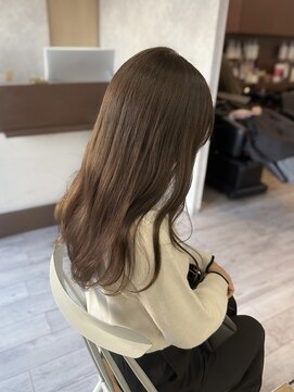 ミニム ヘアー(minim hair) 【minim_miku】ブリーチなしベージュカラー