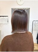 似合わせカット＋透明感カラー