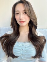 エニー 栄(Any) ベージュカラー × 韓国っぽくびれ巻き ♪ .*