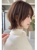 ぱつっとボブ・ショート/前髪あり/絶壁解消/20代/30代/大人
