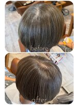 ラボヌールヘアー 宇都宮店(La Bonheur hair) 白髪ぼかしハイライト