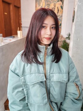 アペロ 柏(Apero) レイヤーカット/ココアベージュ/クラゲヘア/小顔/柏美容室