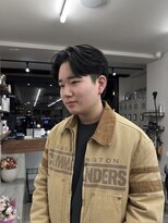 ソソ(soso) メンズニュアンスフェザーメンズ/パーマ/マッシュ