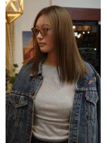 チャプター 問屋町(chapter)&nbsp;髪質改善トリートメントミルクティーベージュ透明感ケアカラー