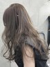 【コテ巻き風で朝ラク】縮毛矯正+毛先デジタルパーマ+カットTR