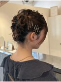 【hito】ボブでもアップヘアできちゃいます♪