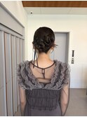 結婚式ヘアアレンジ　ヘアセット