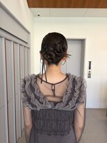 ローレンアオ(LOREN AO)&nbsp;結婚式ヘアアレンジ　ヘアセット