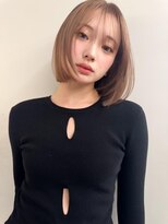 ゴカン バイ ジル ブラン 名古屋(Gokan by JIL BLAN)&nbsp;ハイライトバレイヤージュダブルカラーショートカット30代40代