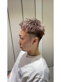 ハイトーンベージュカラー【メンズショート】