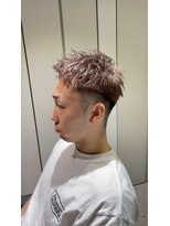 モク 神楽坂(mok)&nbsp;ハイトーンベージュカラー【メンズショート】