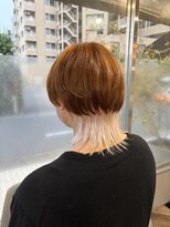 マーレ(MARLE./)&nbsp;キャメル×ホワイトインナーウルフ