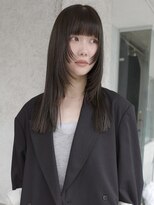 ニコフクオカヘアーメイク(NIKO Fukuoka Hair Make)&nbsp;[NIKO]オリーブグレージュ/オリーブ/レイヤーカット/姫カット