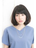 ボブ/メロウレイヤー/黒髪カタログ/ワンカールボブ/大人かわいい