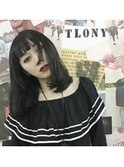 透明感ブラック TLONY 渋谷