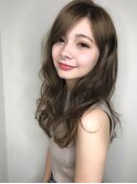 斜めバングのフェザーセミロング2 藤沢 大人ローレイヤー艶感