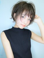 ラウンジ モリオ イケブクロ(Lounge MORIO Ikebukuro) 【morio池袋】 女性らしい透け感前下がりショート♪