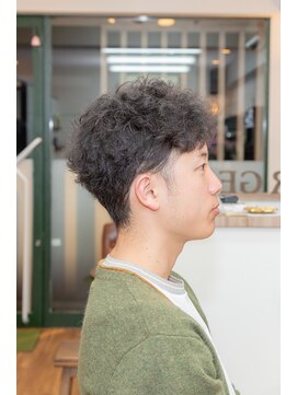 ヘアージャンティ(HAIR GENTIL) メンズ　ショート　【 くせ毛 × 無造作 × ツーブロック 】