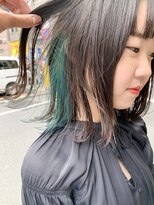 ヴェルダ 池袋店(verda)&nbsp;シークレットインナーカラー×センシュアルボブ