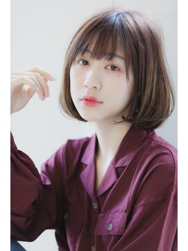 リル 8F 銀座(Rire) 【Rire-リル銀座-】前髪ありな内巻きボブ☆