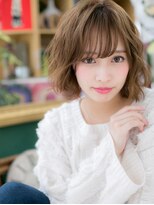 カバーヘア ブリス 上尾西口店(COVER HAIR bliss) ■カーキベージュ濡れ髪ルーズヘア103-6★上尾20代30代40代