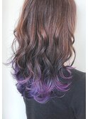 暗透明感☆グラデーションカラー/パープルカラー