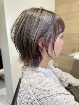 ヘアーリゾート ルアーナ(hair resort LUANA) 外はねショートボブ