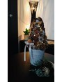 ルミエ 中野島(LUMIE) 手作りオリジナルクリスマスツリー凄く素敵だな。