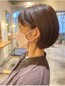ヘアードレッシングショップ サロ(Hair Dressing Shop Salo) グレージュ×ショートボブ#３０代#４０代#５０代