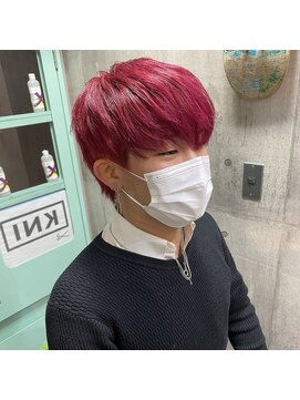 インク 渋谷(INK.) メンズレッドマッシュ