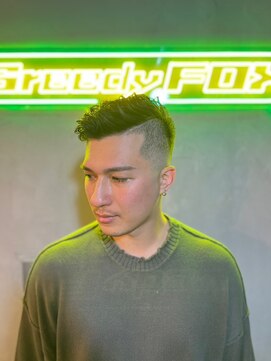 グリーディーフォックス 代々木(Greedy FOX) 束感/コンマヘア/アップバング/ツーブロックマッシュ/フェード