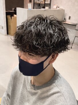 アビー(ABEY) 波巻きスパイラルパーマミックスパーママッシュ