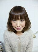 前髪ボブ
