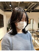 ラフィネ 成増店(raffine)&nbsp;【 raffine 池田 】黒髪でもふんわり！くびれヘア【成増美容室】