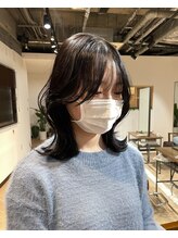 ラフィネ 成増店(raffine)&nbsp;【 raffine 池田 】黒髪でもふんわり！くびれヘア【成増美容室】