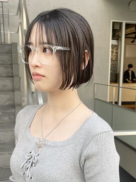 ブランロール 中目黒店(Blanl'or) 大人ガーリー/ダークアッシュ/似合わせカット/レイヤーカット