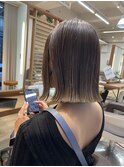 切るキルゆうて一年後の可愛いボブ