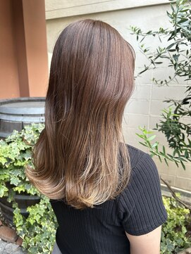 ココカラヘアー ニコ(cococara hair nico) インナーカラー/ミルクティーベージュ/トリートメント/トステア