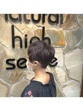 ナチュラルハイセンス 本店(natural high sense) 襟足スッキリショート　町屋駅/似合わせカット