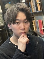 ヒロギンザ 新橋日比谷口店(HIRO GINZA)&nbsp;ミディアムウルフバング/マッシュパーマ/ハイライト