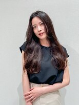 マッシュアンドマッシュアヴェダ ららぽーと福岡店(mash&mash AVEDA)&nbsp;ロングレイヤー/暗髪/上品カラー/博多/20代30代40代