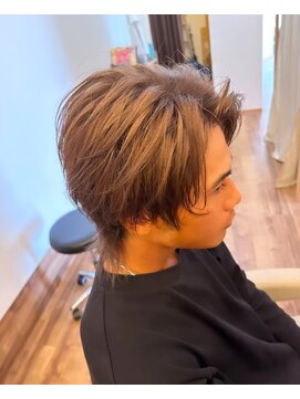 オールブルー(ALL BLue) center part×graige