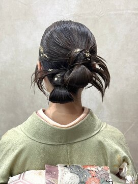 びゃんびゃん 江端店 ヘアセット/カチモリスタイル/アレンジスタイル/着物