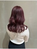 〈高校卒業カラー/ブリーチなしでできるピンクバイオレット〉
