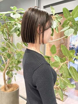 ノエ トトン(noe tton) イメチェン/ホワイトブロンド/外ハネボブ/美髪/名駅y6