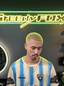 グリーディーフォックス 三軒茶屋(GreedyFOX) 波巻き/マッシュパーマ/ウルフ/ハイライト<理容室>